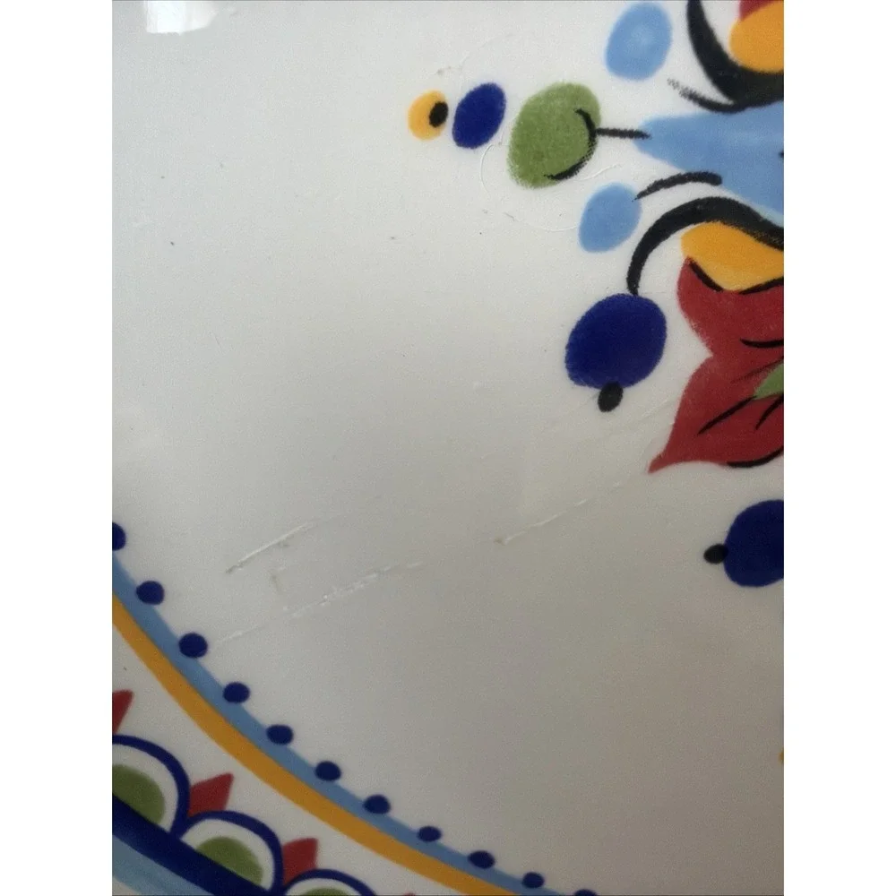 Handcrafted Espana Lifestyle San Marino Dinner Plate 11.25'' SomeScratch/Chips